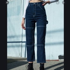 BRANDY MELVILLE ARIANA DARK WASH PAINTER PANTS